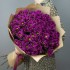 Букет из пурпурных кустовых хризантем, 11 шт
