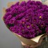 Букет из пурпурных кустовых хризантем, 11 шт