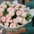 Букет из кустовых пионовидных роз Бомбастик, 9 шт