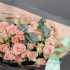 Букет из розовых кустовых роз Свит Сара, 11 шт