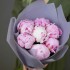 Букет из розовых пионов Сара Бернар, 7 шт