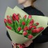 Букет красных тюльпанов, 25 шт