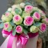 Пионовидные розы Джелато в коробке M